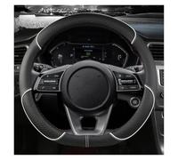 Housse de Volant pour Renault Captur 2018-2023, Couvre Volant en Cuir Microfibre Respirant, Antidérapant et Ajustable Protection de Volant,A-D