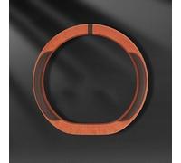 Housse de Volant pour VW ID. Buzz, Housse de Volant en Daim, Respirante, Absorbant la Transpiration et Résistante à l'usure,D-Orange