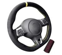 Housse De Volant pour VW pour Golf 6 pour GTI MK6 pour Jetta pour GLI pour R20 pour Tiguan pour Ligne Housse De Volant en Daim Cuir Artificiel Protection(A)