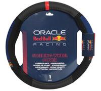 Housse de volant Red Bull Racing antidérapante Blended Lines Side Grip Noir/Rouge, 100% PU, matériau antidérapant, installation
