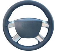 Housse de Volant - Revêtement en Cuir Respirant antidérapant pour Kuga pour Focus C-Max Universal-Black Thread