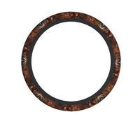 Housse de Volant Universelle antidérapante et élastique, Motif Chiens Boxer, Automne, 15 Pouces