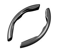 Housse de volant universelle en fibre de carbone pour intérieur de voiture