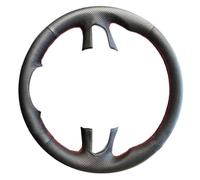 Housse De Volant Voiture en Cuir Artificiel Accessoires pour Kia pour Sportage 3 SL 2011 - 2014 pour Ceed 2010 2012(Titanium Thread4)