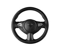 Housse De Volant Voiture en Daim Noir Cousue À La Main pour Nissan pour Juke pour Maxima 370Z pour Sentra SV Accessoire(Rosso)