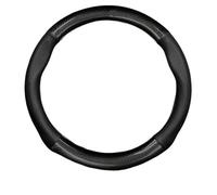 Housse De Volant Voiture pour Ford pour Ranger pour Focus MK4 pour Mondeo pour Fiesta pour Explorer pour Raptor MK1 Housse Volant(Round Shape-Black)