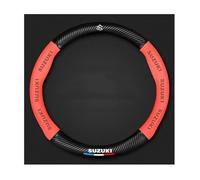 Housse de Volant Voiture pour Suzuki Ignis 2016-2025, Couvre Volant Antidérapant Respirant Protection Intérieur Auto Accessoires Confort Durable Grip,C