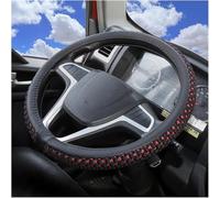 Housse De Volant Voiture pour Z4 Z4M E85 E86 E89 G29 E52 20i 30i M40i, AntidéRapant Respirant Couvre-Volant Housses Universelle 38cm Auto Interieur Accessoires,Black-Red