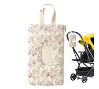 Housse De Voyage Pour Lingettes | Étui De Distributeur De Lingettes Humides Rechargeable Et Imperméable | Organisateur Portable Pour Couches Pour Bouteilles, Vêtements, Jouets, Sucette | Les