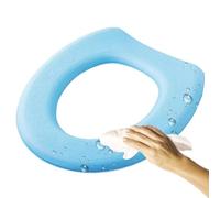 Housse de WC douce et résistante - Housses de salle de bain élastiques et lavables | Tapis de toilette chaud inspecté maison, coussin imperméable avec fermeture larme pour usage domestique et hôtels