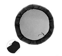 Housse d'eau de pluie réglable en maille fine avec cordon 110/120 cm de diamètre Couvercle de protection pour réservoir d'eau ronde carrée (110 cm)