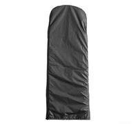 Housse d'échelle pliable Oxford 210D pour rangement extérieur de jardin | Protection étanche à la poussière contre la pluie et le soleil | Étui noir facile à nettoyer 50 x 124 x 6,5 cm (50 x 154 x 6,5