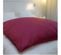 Housse d'édredon - CASTEX - Grenat - Coton - 90x150 cm - Lavable en machine