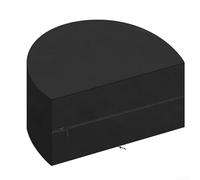Housse demi-ronde pour chaise longue en rotin conçue pour protéger vos meubles d'extérieur contre les éléments (230 x 120 x 100 cm)