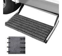 Housse d'escalier pour camping-car, marches antidérapantes à boucle réglable avec dos double couche pour camping-car, marches extérieures, protection de stationnement à long terme