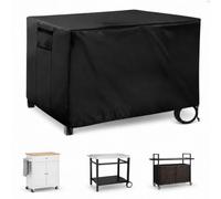 Housse Desserte Barbecue pour ENO Mobilot 2022-2026 | Housse Oxford 420D avec intérieur argenté, aération, sangle, cordon réglable et sac de rangement