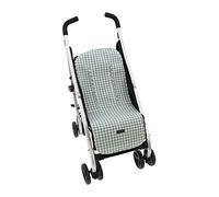 Housse d'été universelle pour chaise de marche légère Rosy Fontaines - Matelas pour chaise légère et respirante, compatible avec Maclaren, Bugaboo Bee, Cibex, etc. 0-vert
