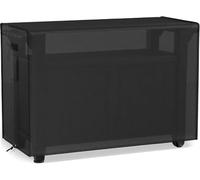 Housse d'extérieur imperméable pour table Keter Unity XL et armoire de rangement - PVC 600D très résistant, résistant à la poussière, aux déchirures et à la décoloration, noir, convient pour Keter