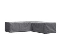 Housse D'Extérieur Pour Ensemble De Jardin, Gris, Forme L, 300 Cm X 300 Cm X 70 Cm - Perel