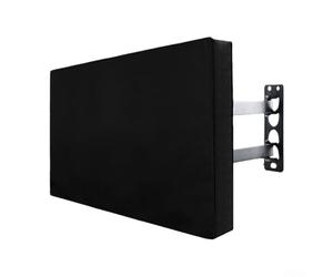 Housse d'extérieur résistante aux intempéries - Étanche et résistante aux UV - Pour écran plat - Avec poche pour télécommande et protection d'écran - Tissu Oxford 210D (40-42 ans)