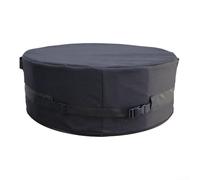 Housse d'extérieur robuste pour poêle au sol, matériau imperméable 600D avec caractéristiques réglables pour la protection contre les intempéries (142 x 20 cm)