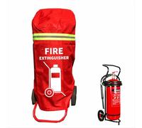 Housse d'extincteur pour chariot - Manchon de protection robuste à roulettes - Accessoire durable résistant aux éraflures et aux rayures (pour 35 kg 1 pièce)