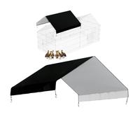 Housse d'hiver pour poulailler - Tissu isolant pour abri de jardin | Clôture pour cage à poulet, imperméable, filet pour poulailler, multifonction, protection pour jardin