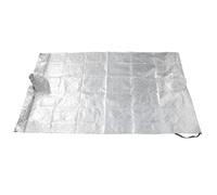 Housse D'hiver pour Voiture en Aluminium Argenté, Pare-brise | Attaches et Aimants Intégrés, Sangles Réglables, Retrait Rapide, Maintien Coupe-vent, pour Stationnement