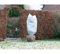 Housse d'hivernage NATURE - Lot de 2 - Ø 75 cm x 1,50 m - Blanc