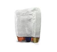 Vounot Housse d'hivernage pour plantes – voile polypropylème 150g/m², cordon & zipper, 250x360 cm