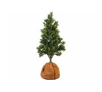 : Housse d'hivernage pour pot de fleur - 40 x 40 cm - Marron