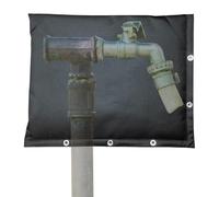 Housse d'isolation anti-refoulement, pochette de protection imperméable, 40 x 50 cm, housses d'arroseur isolées pour l'extérieur avec 2 couches, pour l'hiver par temps froid et extérieur