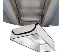 Housse d'isolation en aluminium à bulles pour escalier de grenier conçue pour améliorer la rétention thermique et l'économie d'énergie pour les ouvertures d'escalier de porte de grenier