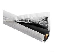 Housse d'isolation en cuivre CVC à 3 couches avec couche extérieure imperméable, intérieur en feuille d'aluminium thermique et rembourrage en coton perlé pour une utilisation en extérieur