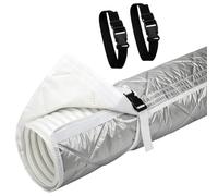Housse d'isolation portable pour ventilation AC - Bouclier en tissu Oxford durable de 149,9 x 52,1 cm, manchon de conduit d'échappement résistant à l'humidité, protection de barrière thermique | Appar
