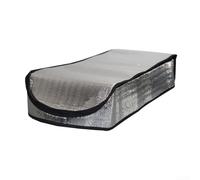Housse d'isolation pour escalier de grenier fabriquée en aluminium ignifuge et film à bulles pour fournir une isolation thermique supérieure et une résistance à la poussière