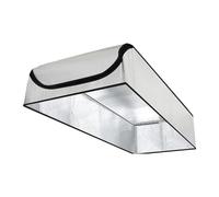 Housse D'isolation pour Escaliers De Grenier, Couverture Isolante pour Porte de Grenier, Revêtement Isolant pour Escalier de Grenier avec Fermeture, 63 X 137 X 28 Cm, pour Trappe de Grenier, Garage