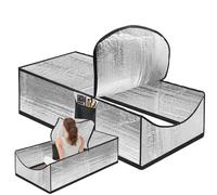 Housse d'isolation pour escaliers de Grenier, Housse imperméable à Fermeture éclair, Protection de Porte Ignifuge, Conception Thermique isolée, Fonction d'installation Facile, idéale pour l'ouverture