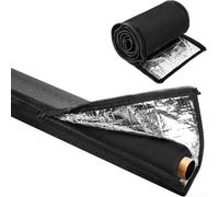 Housse d'isolation pour tuyau en cuivre CVC avec triple couche de tissu Oxford et feuille d'aluminium pour une meilleure résistance aux intempéries sur les tuyaux de climatiseur (A)