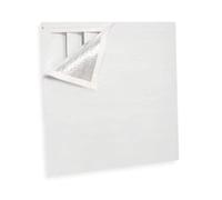 Housse d'isolation pour ventilateur de grenier, kit de scellage d'isolation pour grille d'aération de grenier, jusqu'à 127 x 127 cm en film d'aluminium pour aérations de grenier, volets et
