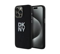 Housse DKNY Liquid Silicone Metal Logo Noir - iPhone 15 Pro Max