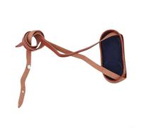 Housse d'oculaire en cuir pour jumelles conçue pour les modèles de style 62 offrant une protection d'objectif uniforme et une intégration pratique du cordon (cuir rouge)