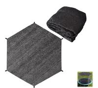 Housse D'ombrage de Trampoline, 244 305 366 427 cm, filet pare-soleil pour trampoline, poteau 8/6, outil de protection polyvalent pour anniversaire, pique-nique, jardin, accessoires pour trampoline