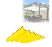 Housse d'ombrage rétractable pour pergola avec accessoires d'installation pour terrasse, porche, cour, jardin extérieur