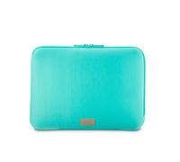 Housse d'ordin. port. "Jersey", de 34 - 36cm (13,3" - 14,1"), turqu.