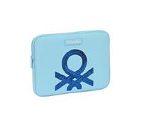 Housse d'ordinateur portable Sequins Bleu clair 31 x 23 x 2 cm