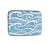 Housse écologique pour ordinateur portable de 10 à 17 pouces - Coque imprimée antichoc pour MacBook/tablette, école et voyages d'affaires (géométrique G, 25,4 cm)