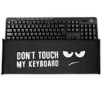 Housse écran Clavier Compatible avec Logitech MK270 Wireless-Protection Clavier PC-Blanc-Noir