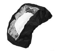 Housse élastique imperméable en tissu Oxford 420D avec fenêtre centrale transparente et pochette de rangement intégrée