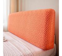 Housse élastique pour tête de lit avec motif détaillé, tissu souple et flexible pour une protection complète et housse décorative pour chambre à coucher et maison contemporaine
